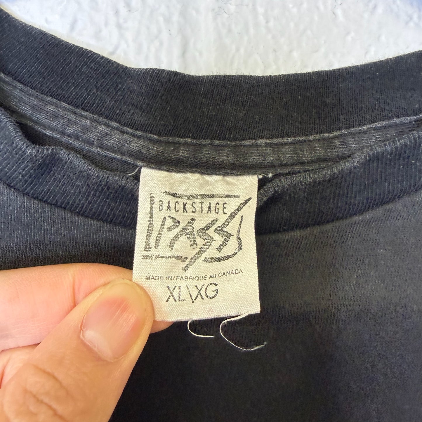 90s M.E.A.T Canada's #1 Metal Magazine Band T-Shirt Sz XL (B417)