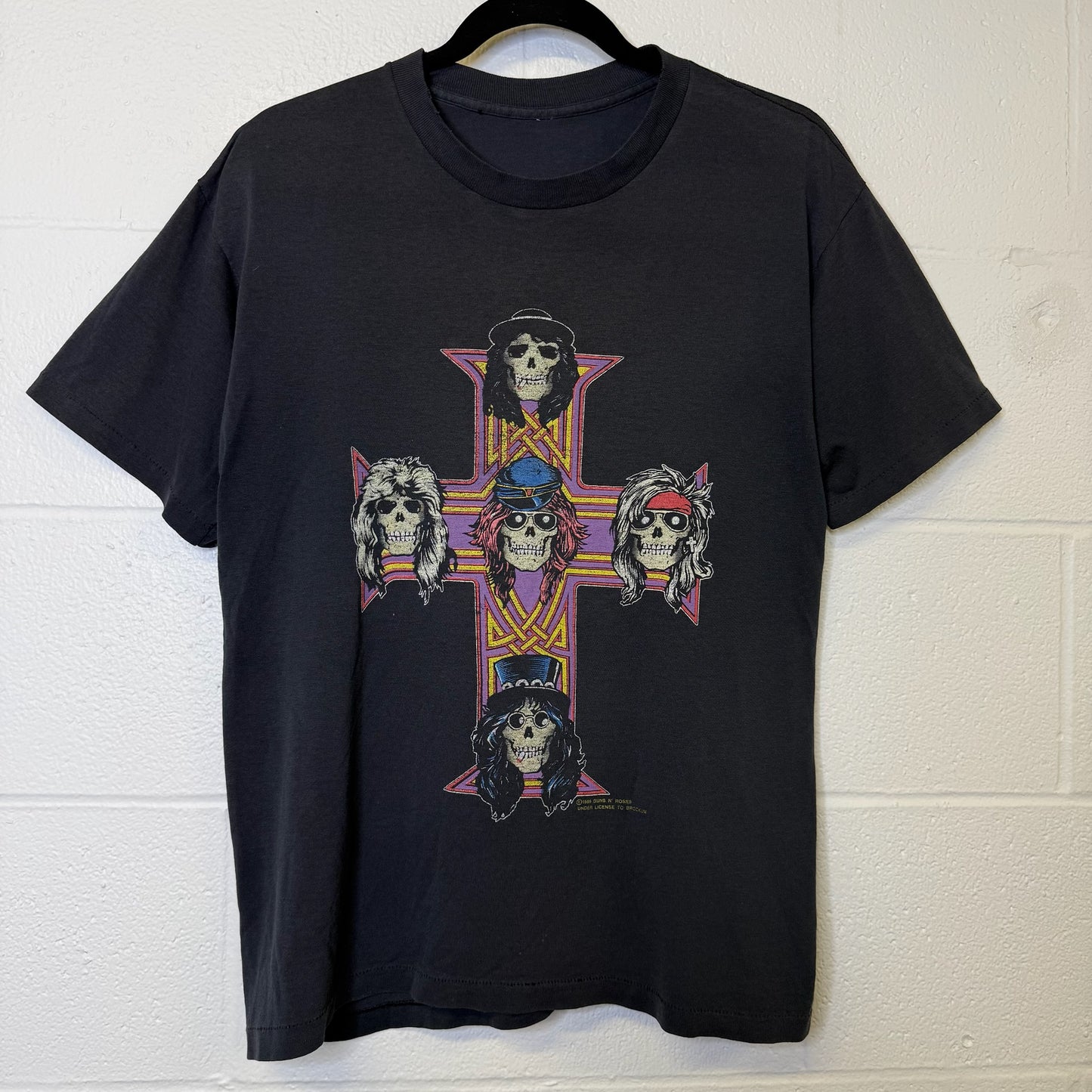 1989 Guns 'n' Roses Appetite for Destruction T-Shirt Sz L (B2292)