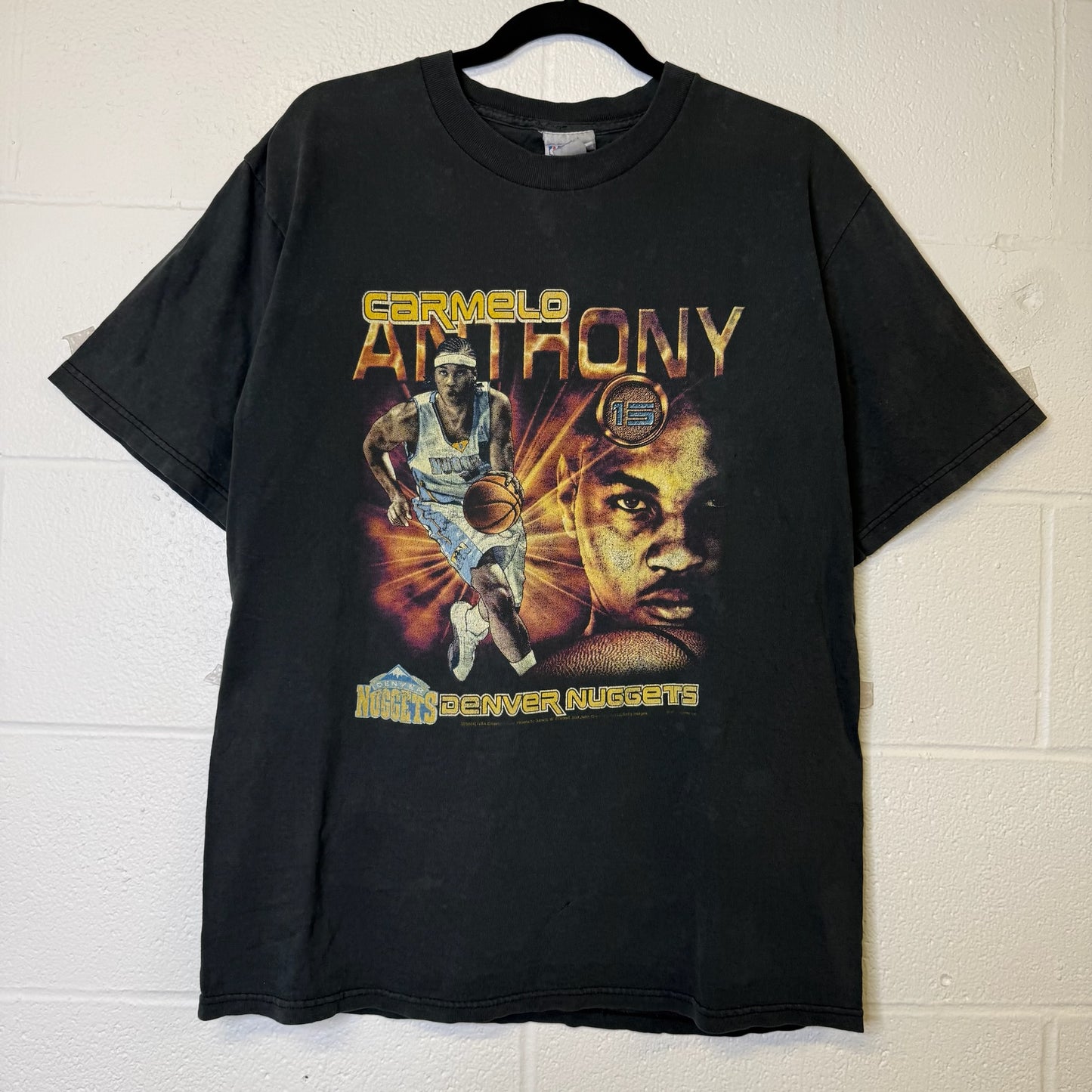 90's Carmelo Anthony Denver Nuggets T-Shirt (B2569)