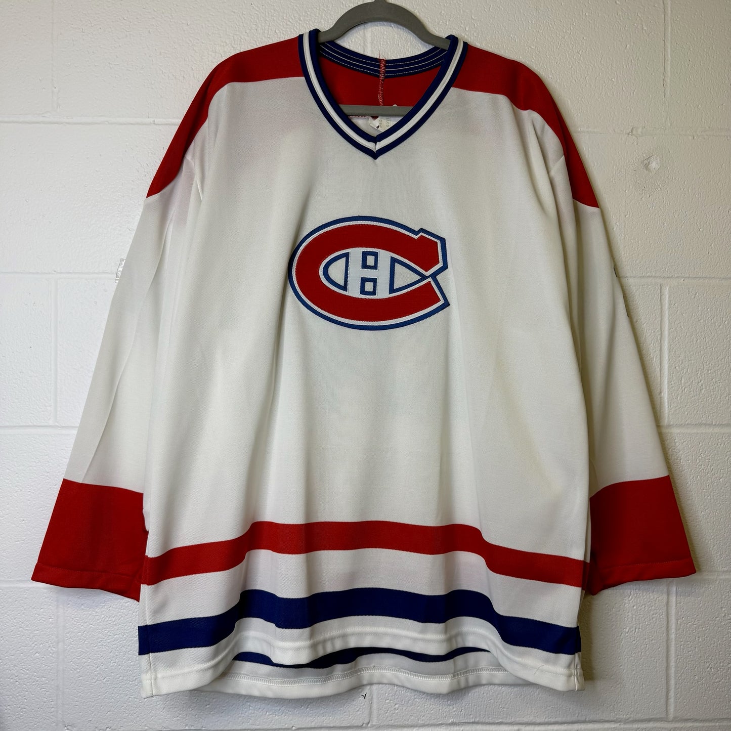90's Montreal Canadiens Odelein Hockey NHL Jersey CCM Sz XL (B1966)