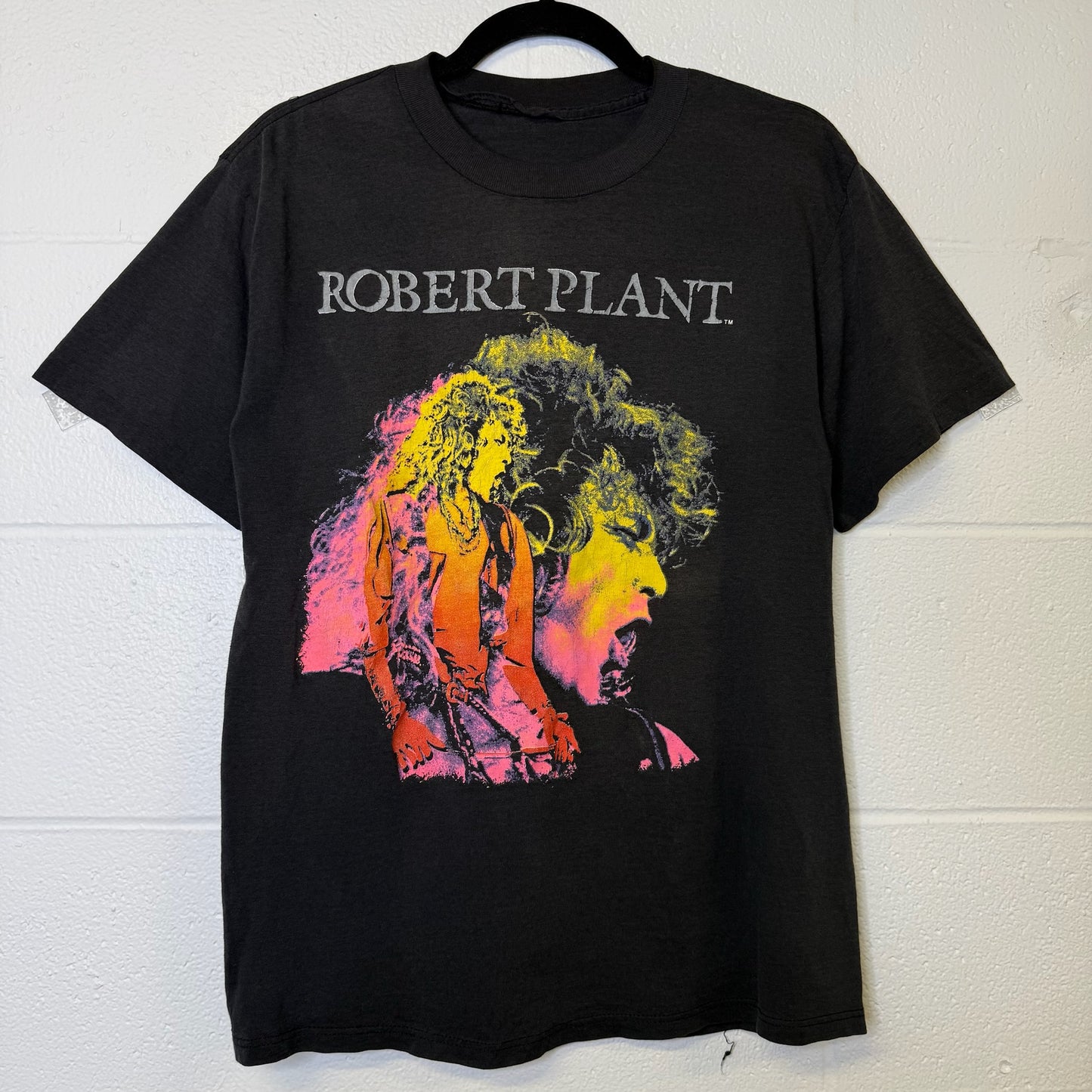 1990 Robert Plants Manic Nirvana T-Shirt Sz M (B2291)