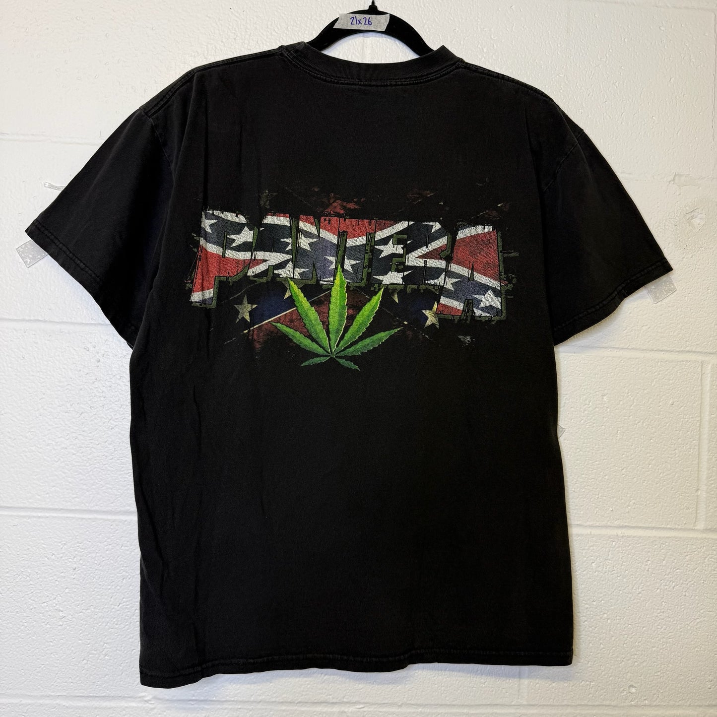 2000 Pantera Weed Girl T-Shirt Sz L (B436)