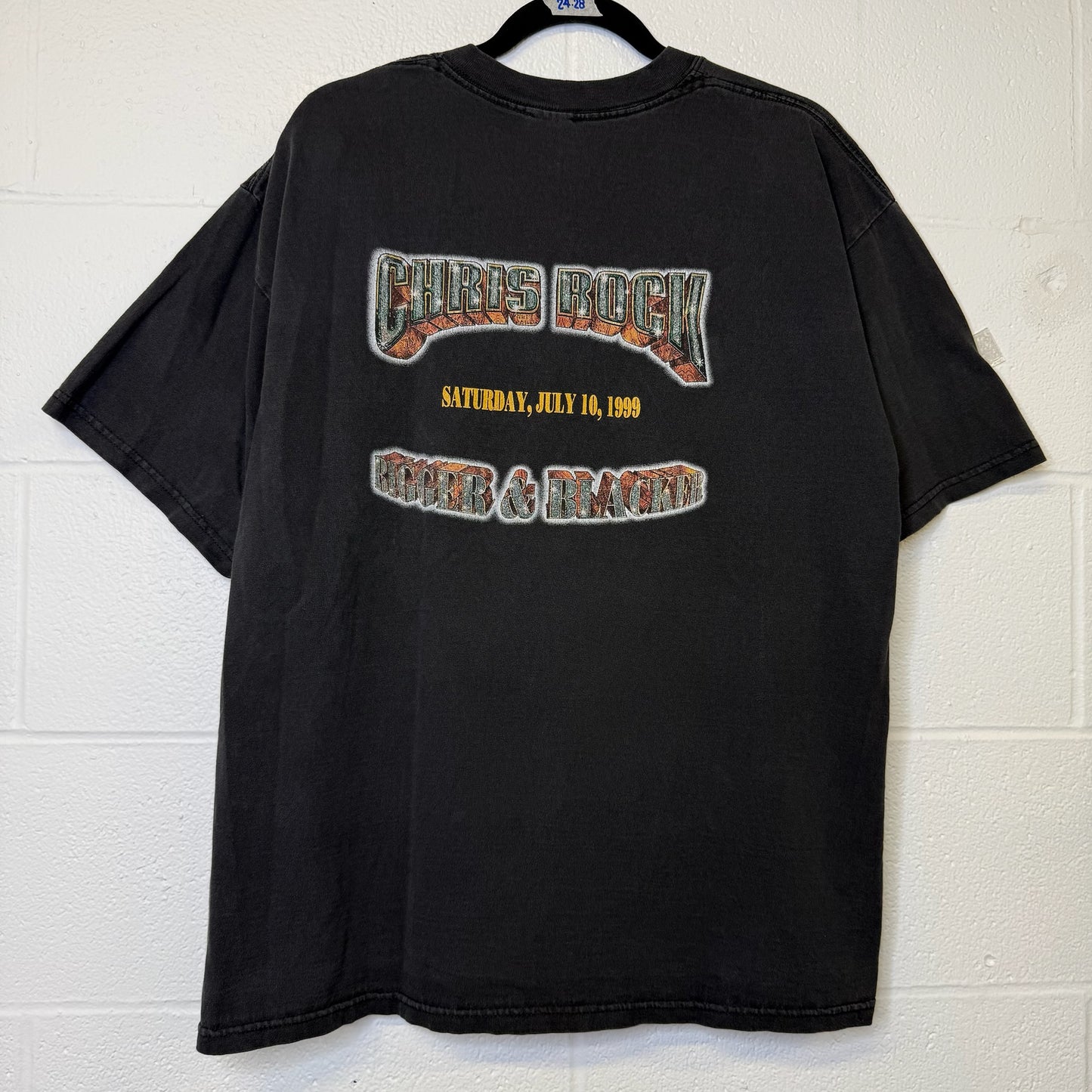 1999 Chris Rock Bigger & Blacker Comedy Show T-Shirt Sz XL (B2273)