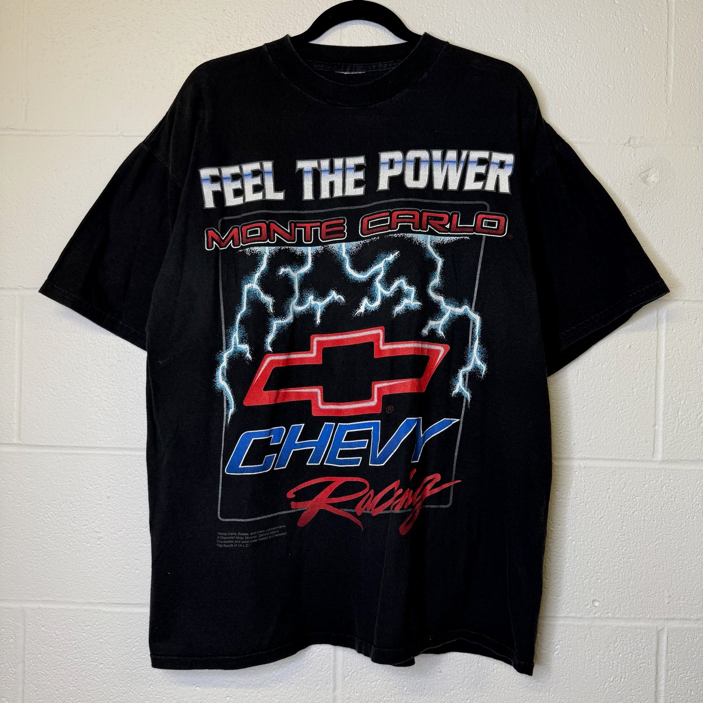 90's Chevy Monte Carlo Lightning T-Shirt Sz XL
