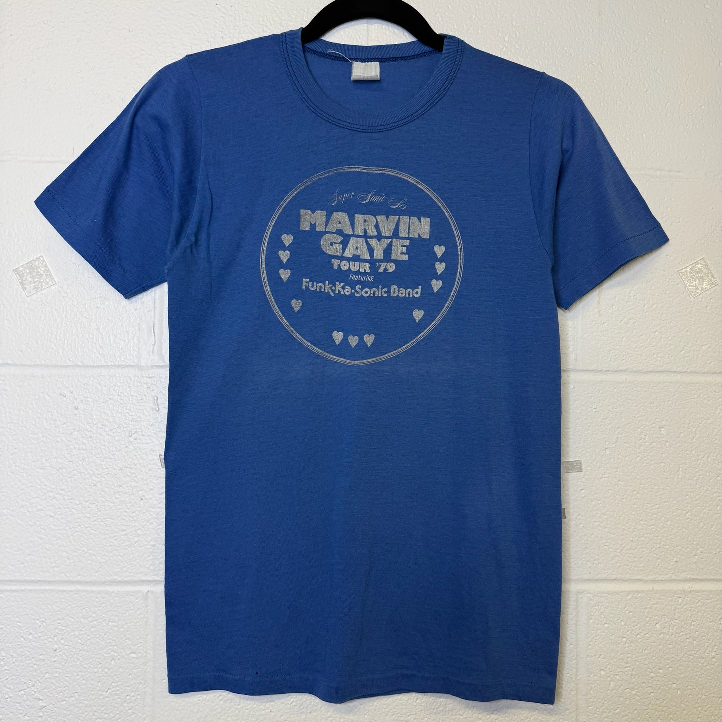 1979 Marin Gaye Tour T-Shirt Sz S (B355)