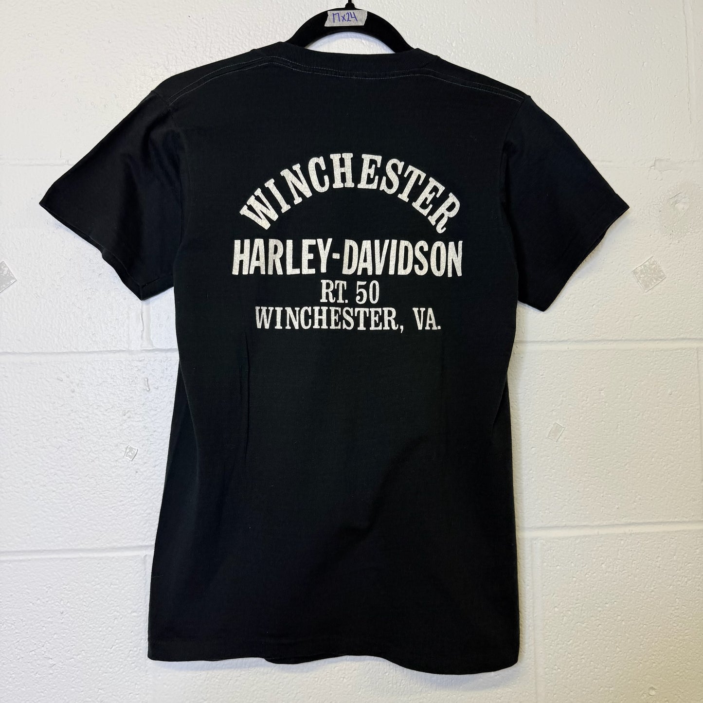 80's Harley Davidson 8th Day God Created T-Shirt Sz M (B464)