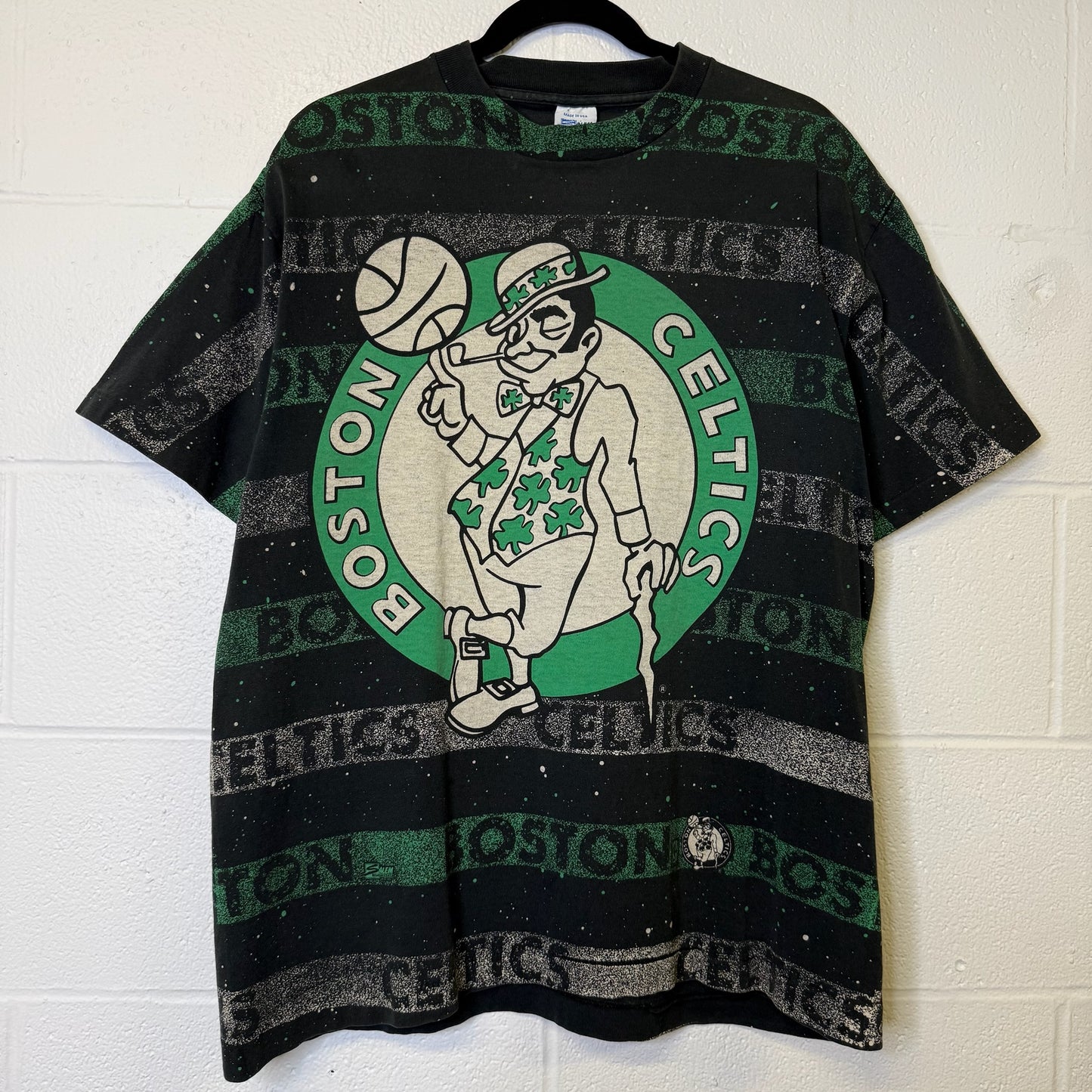 90's Boston Celtics Salem NBA T-Shirt Sz L (B2175)