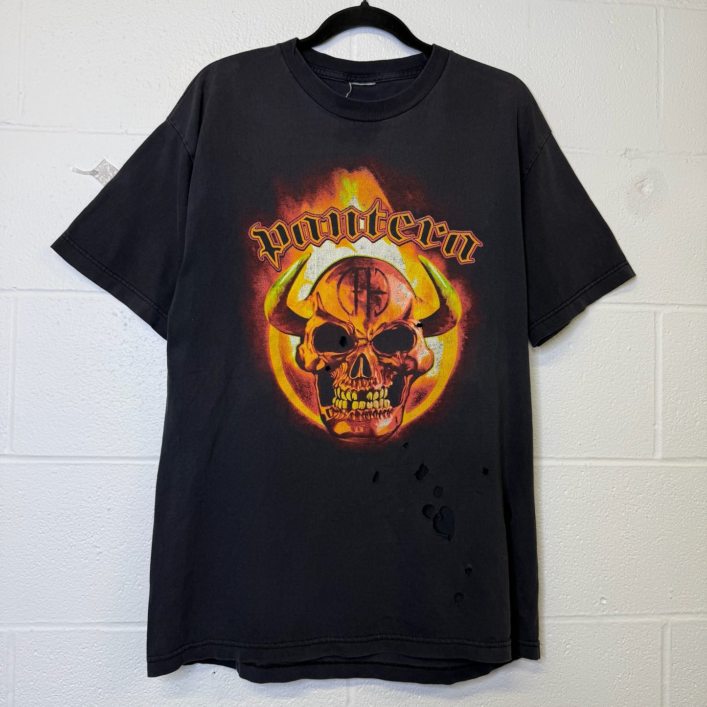 2004 Pantera T-shirt Distressed Sz L (B408)