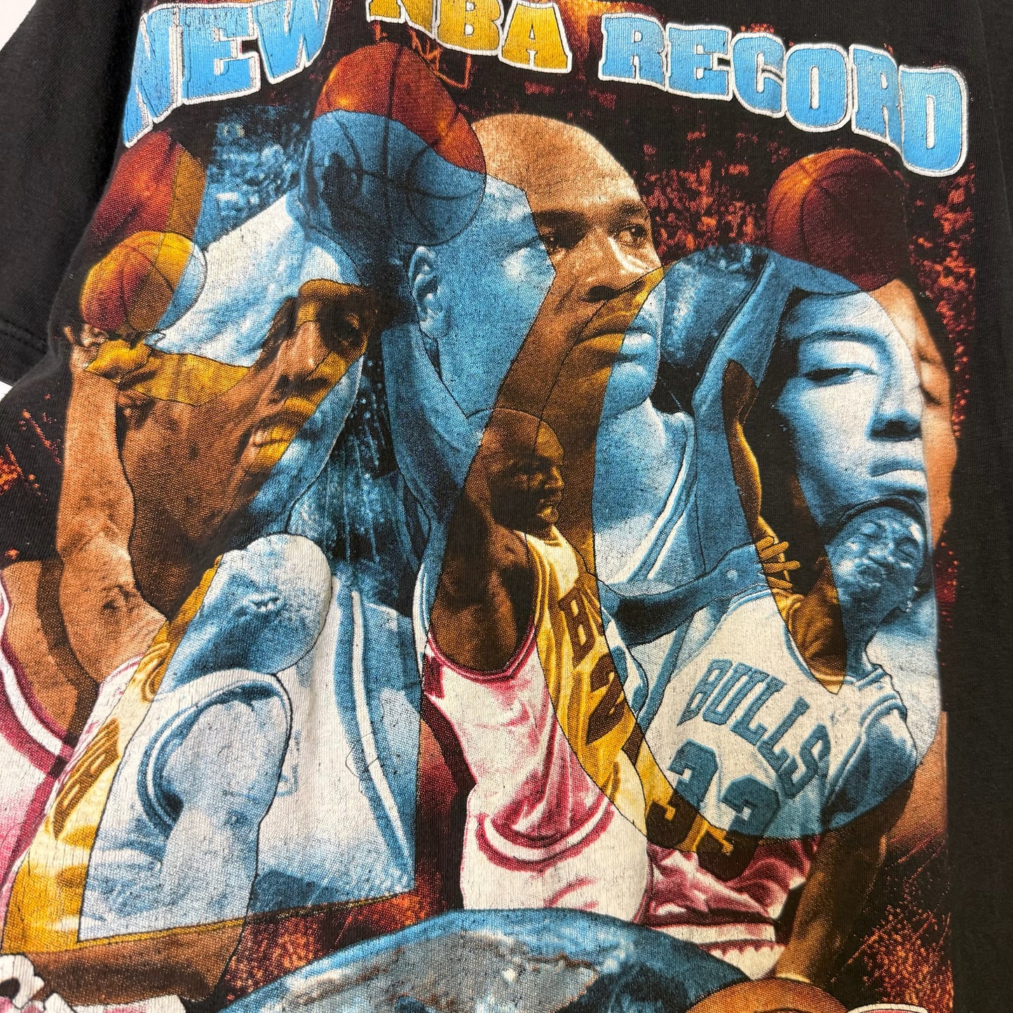 90's Chicago Bulls Rap Tee NBA T-shirt Sz XL (B437)