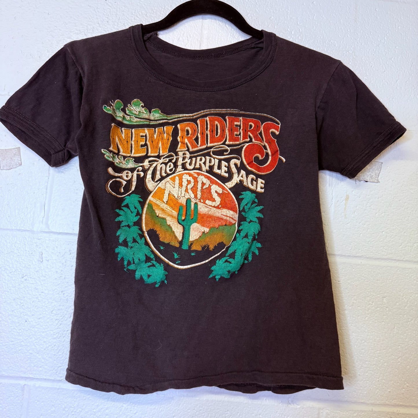 80s New Riders of The Purple Sage T-Shirt (B2502)