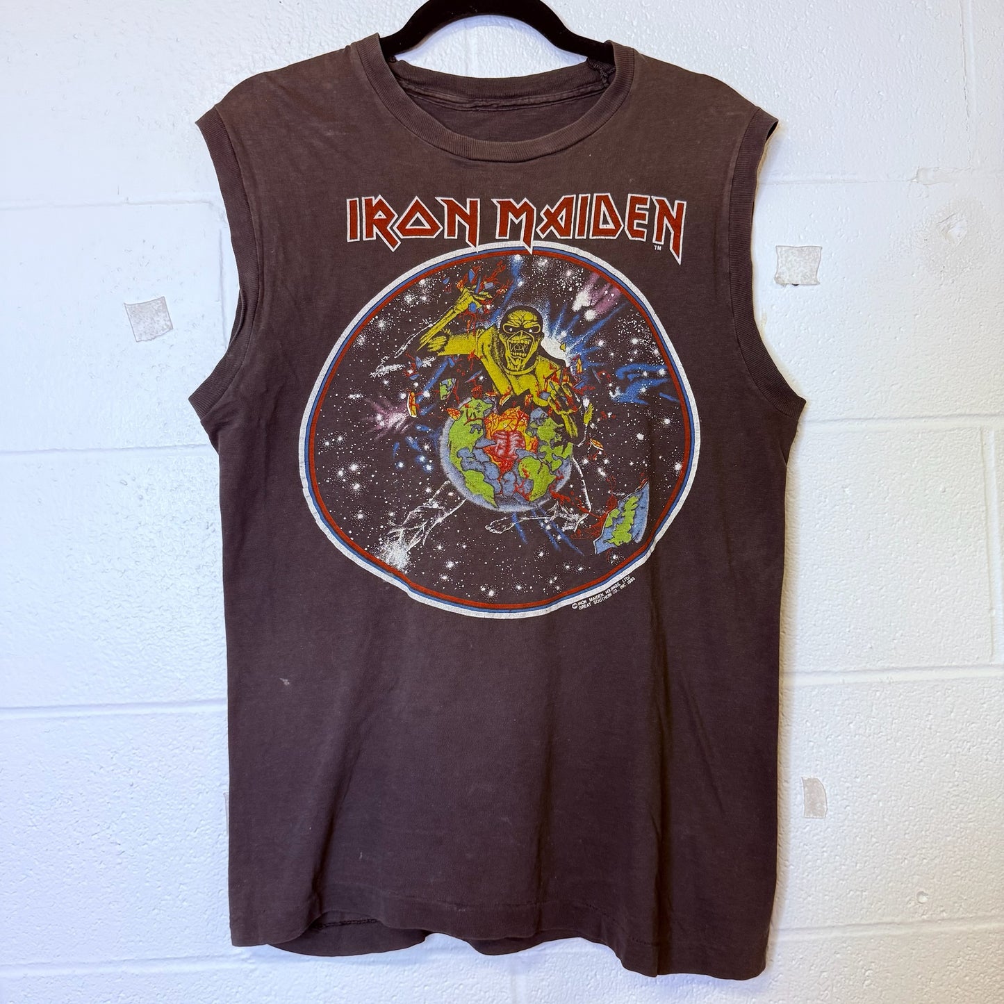 80s Iron Maiden World Piece Tour Shirt (B2501)