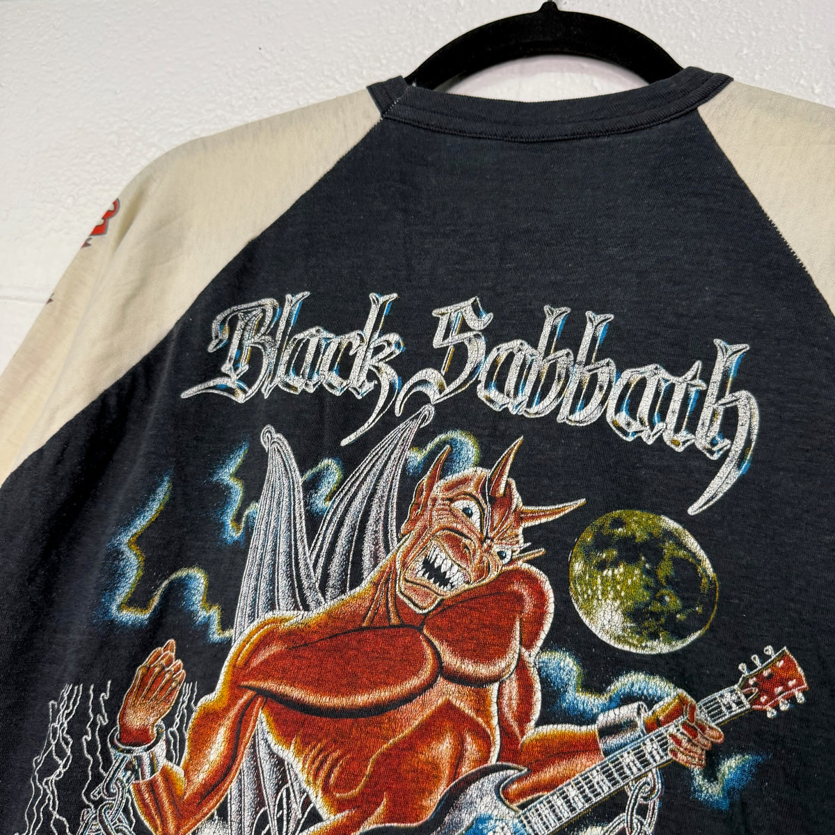 80s Black Sabbath Band Raglan T-Shirt
