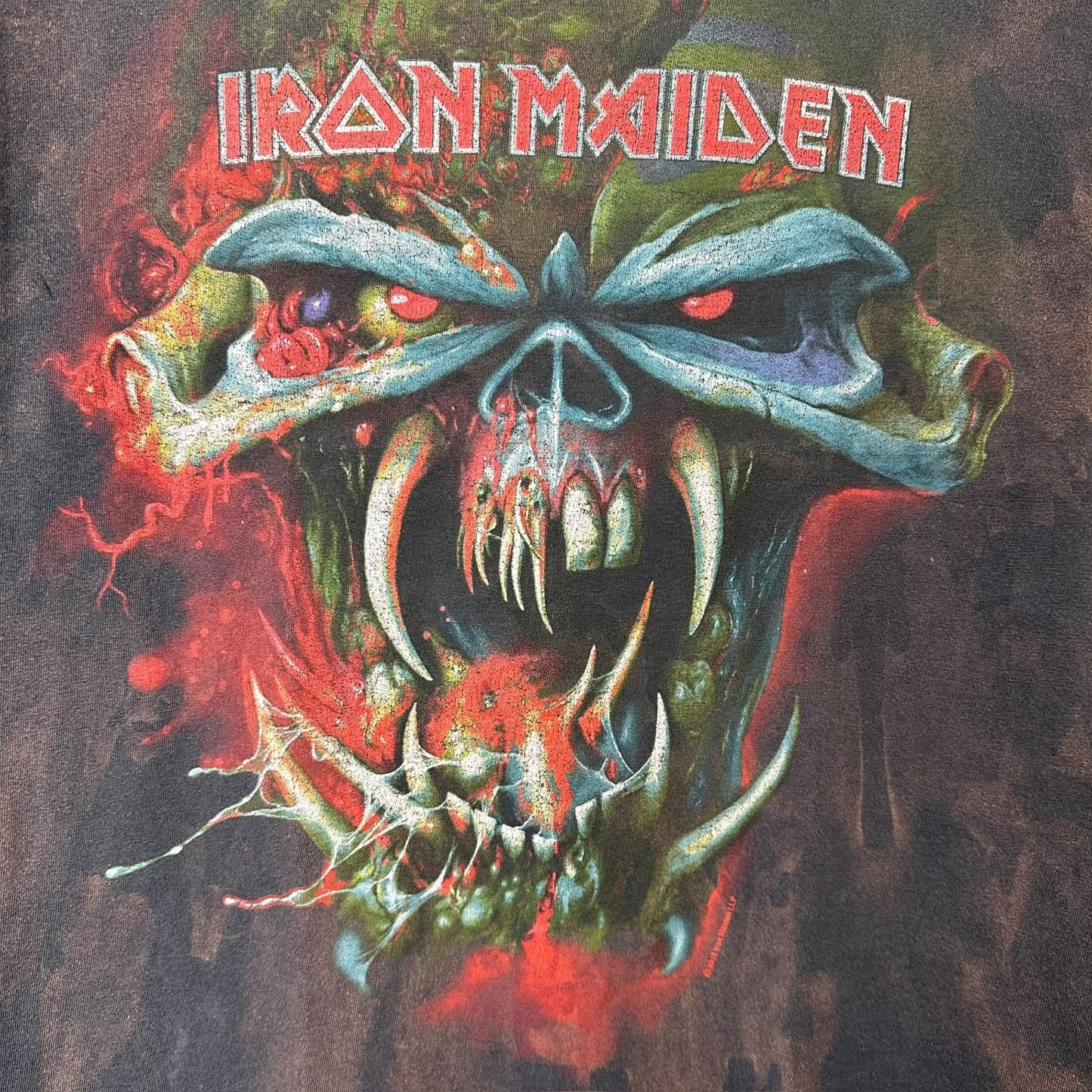 2010 Iron Maiden Final Frontier World Tour T-Shirt Sz M (A9157)