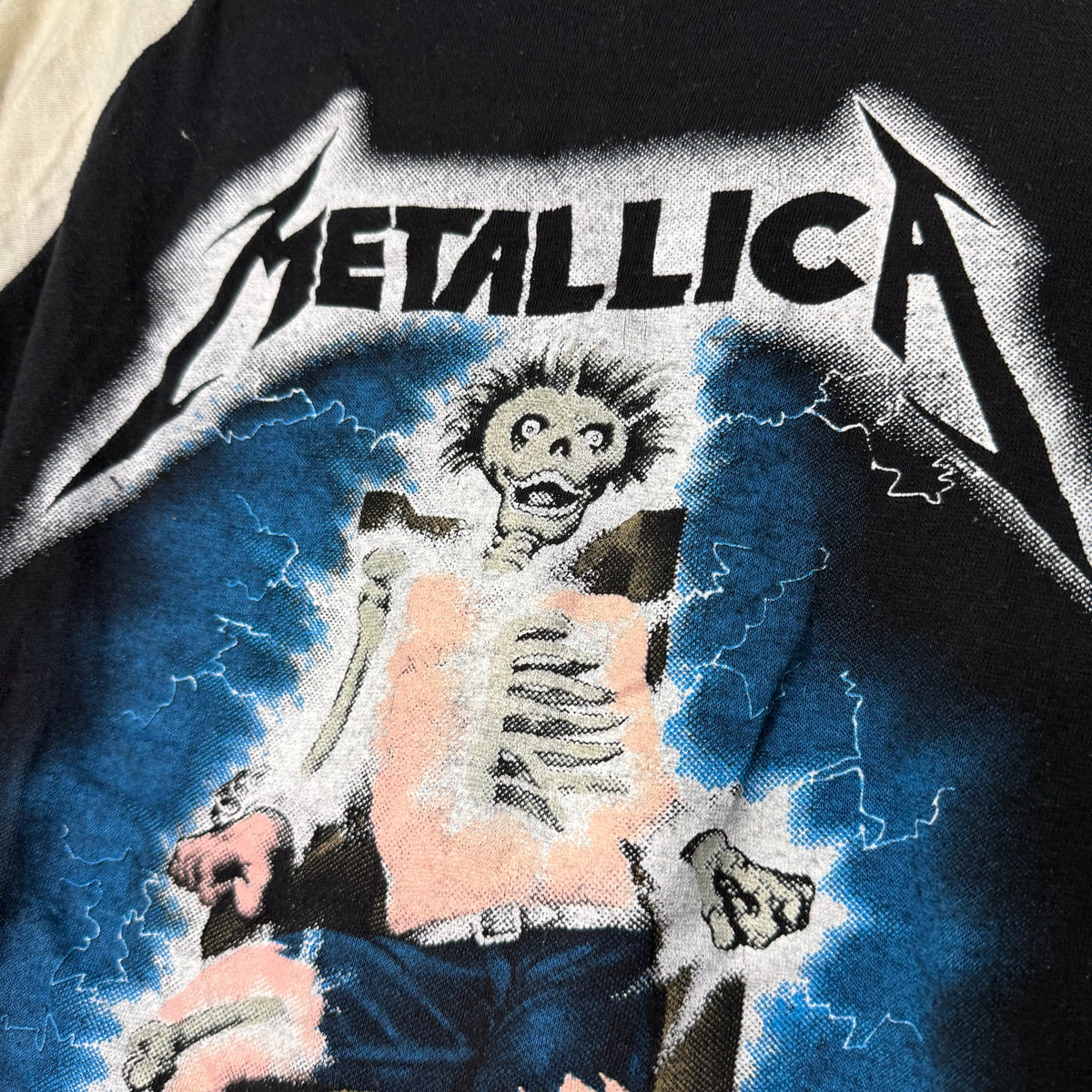 80s Metallica Metal Up Your Ass Band Raglan T-Shirt