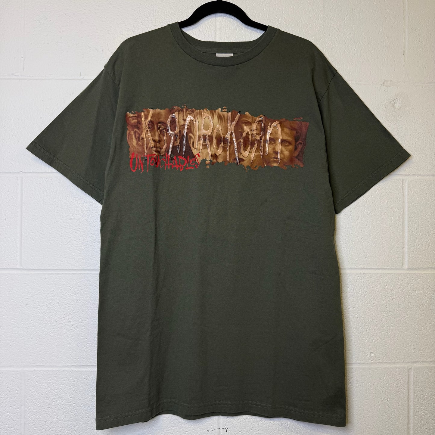 2002 Korn Untouchables T-Shirt Sz L (B2254)