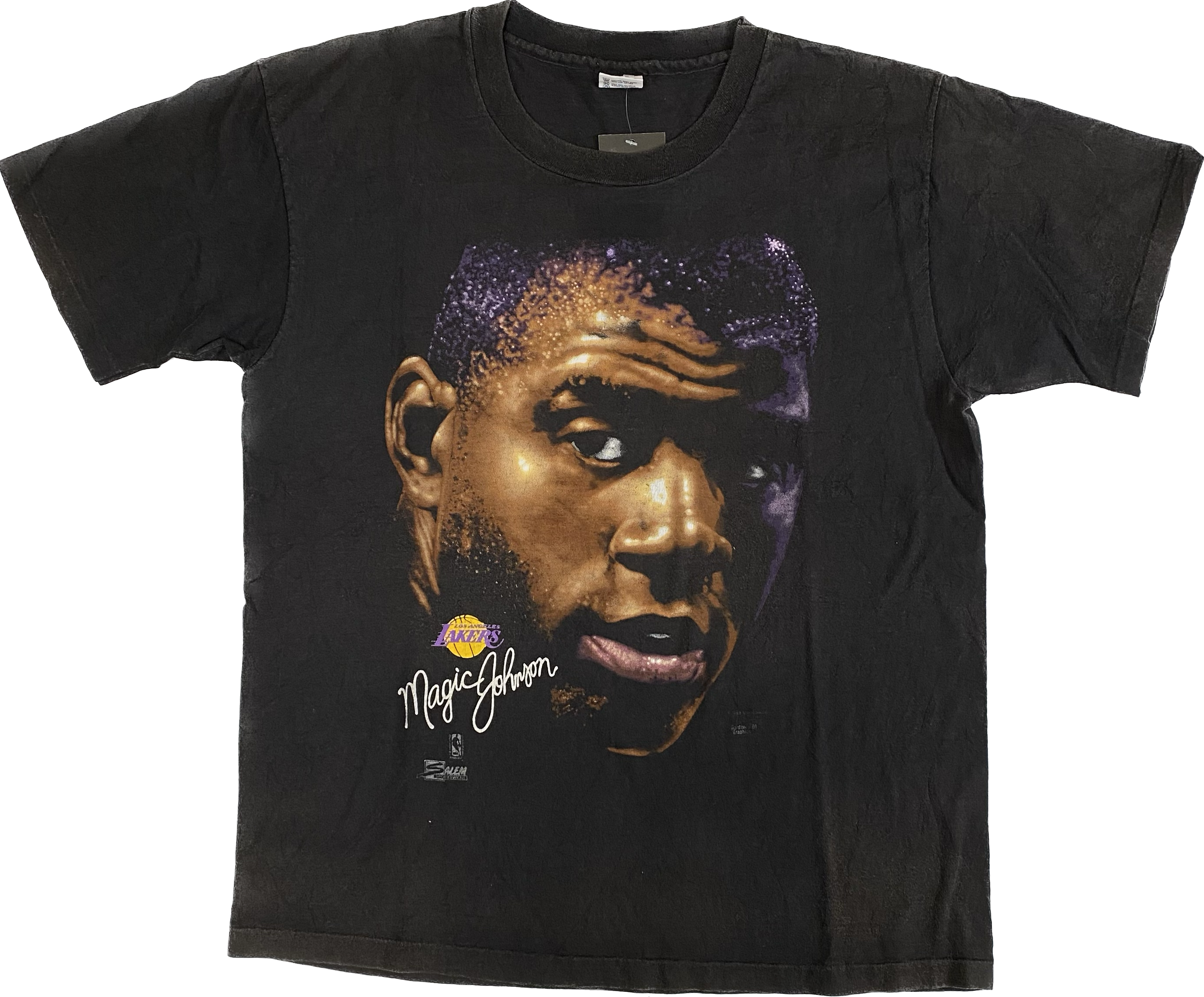 90s Magic Johnson Los Angeles Lakers Shirt Vintage 90s Salem