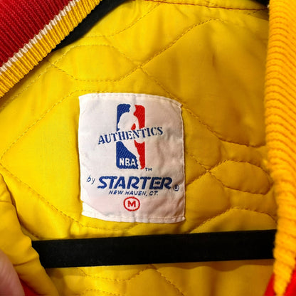 90's Atlanta Hawks NBA Starter Satin Jacket Sz M