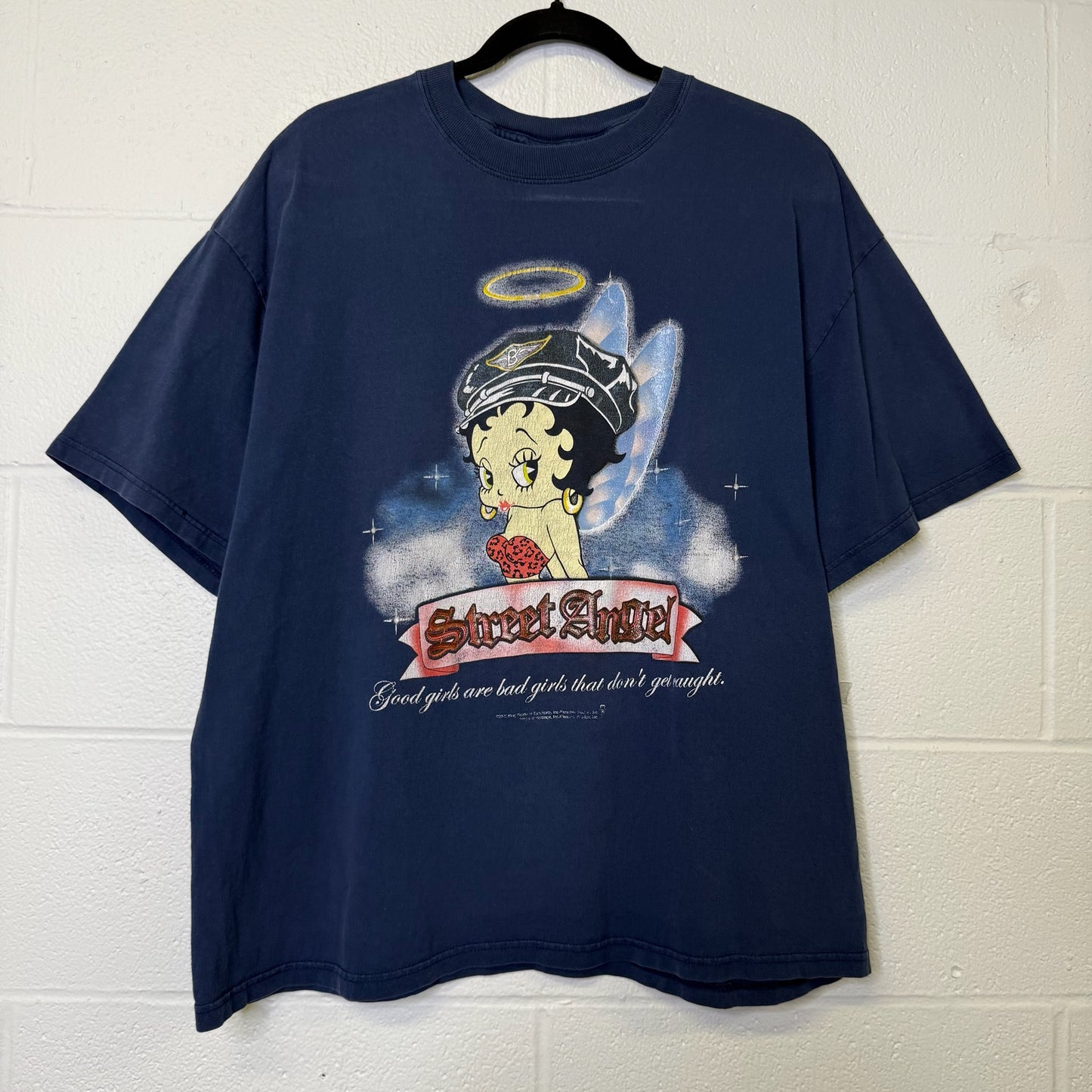 2002 Betty Boop Street Angel T-shirt Sz XL (B593)