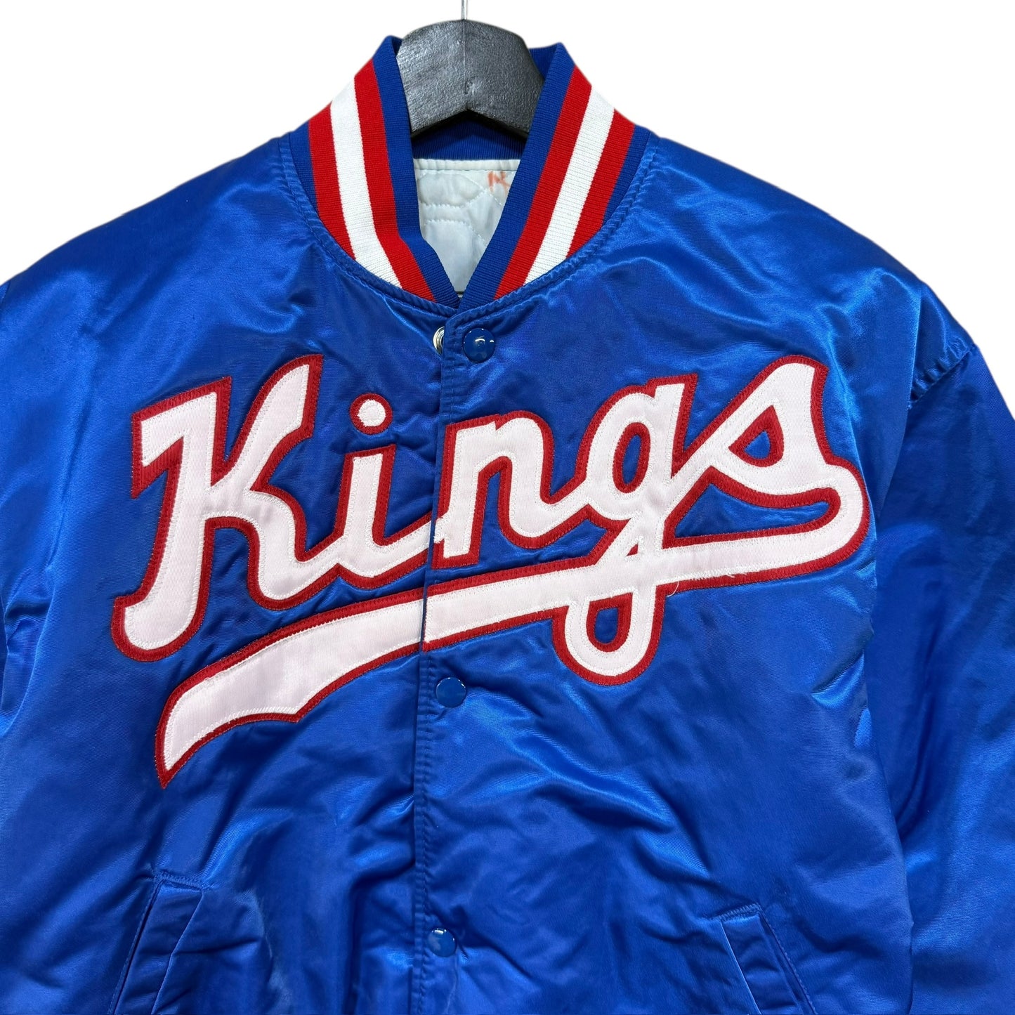 90s Sacramento Kings Satin Starter Jacket Size Large