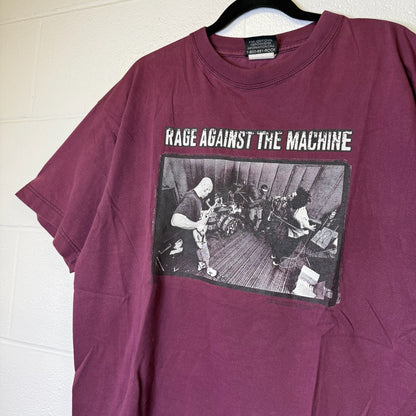 90’s Rage Against The Machine Band T-shirt Sz XL (B2136)