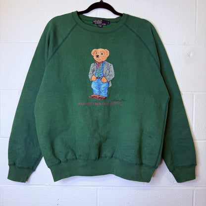 90's Polo Bear Ralph Lauren Crewneck Sz L