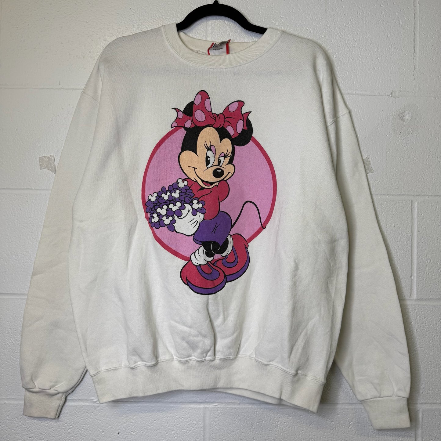 90's Disney Minnie Mouse Crewneck Sz L (B2453)