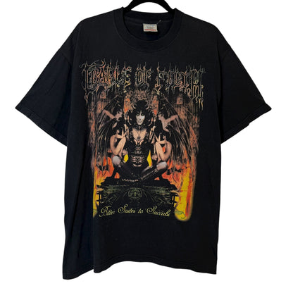 2001 Cradle of Filth Nightmare Coming T-Shirt Sz L