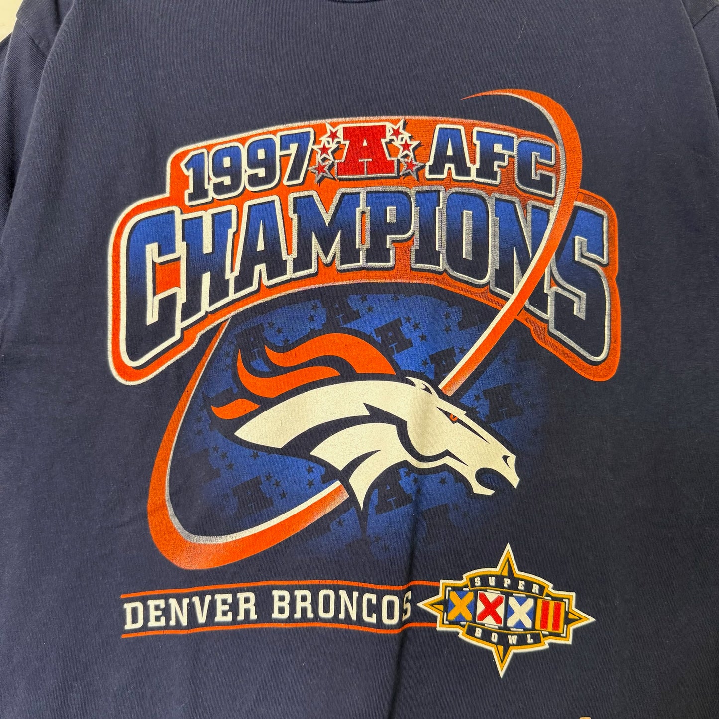 1997 Denver Broncos NFL T-shirt Sz L (B1638) NWT
