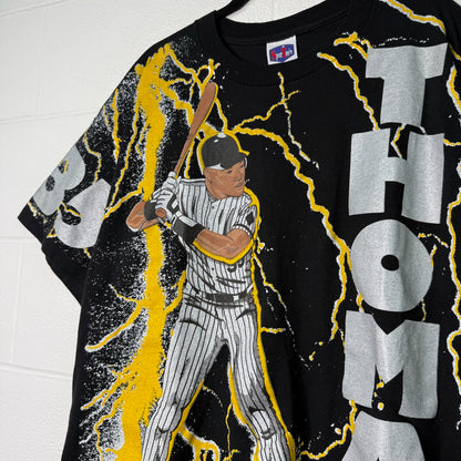 90s Chicago White Sox Frank Thomas MLB AOP T-Shirt Sz XL