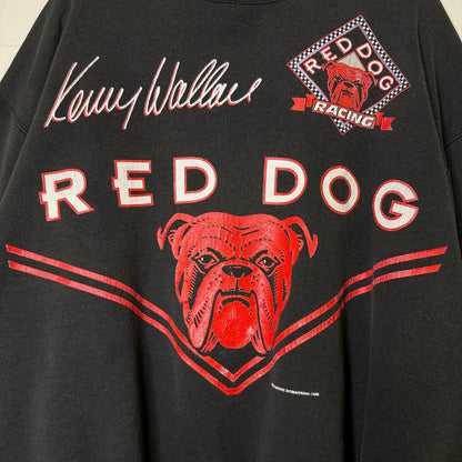 90s Kenny Wallace Red Dog Racing Sweatshirt Sz XL (B2457)