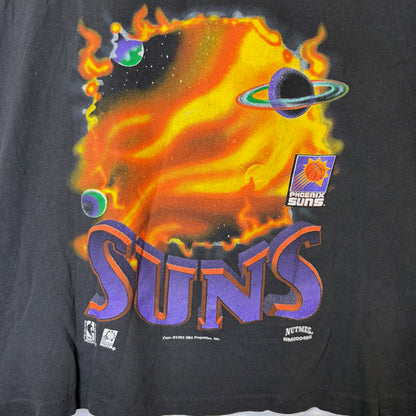 1993 Phoenix Suns NBA Nutmeg Breakthrough T-Shirt Sz XL (B2066)