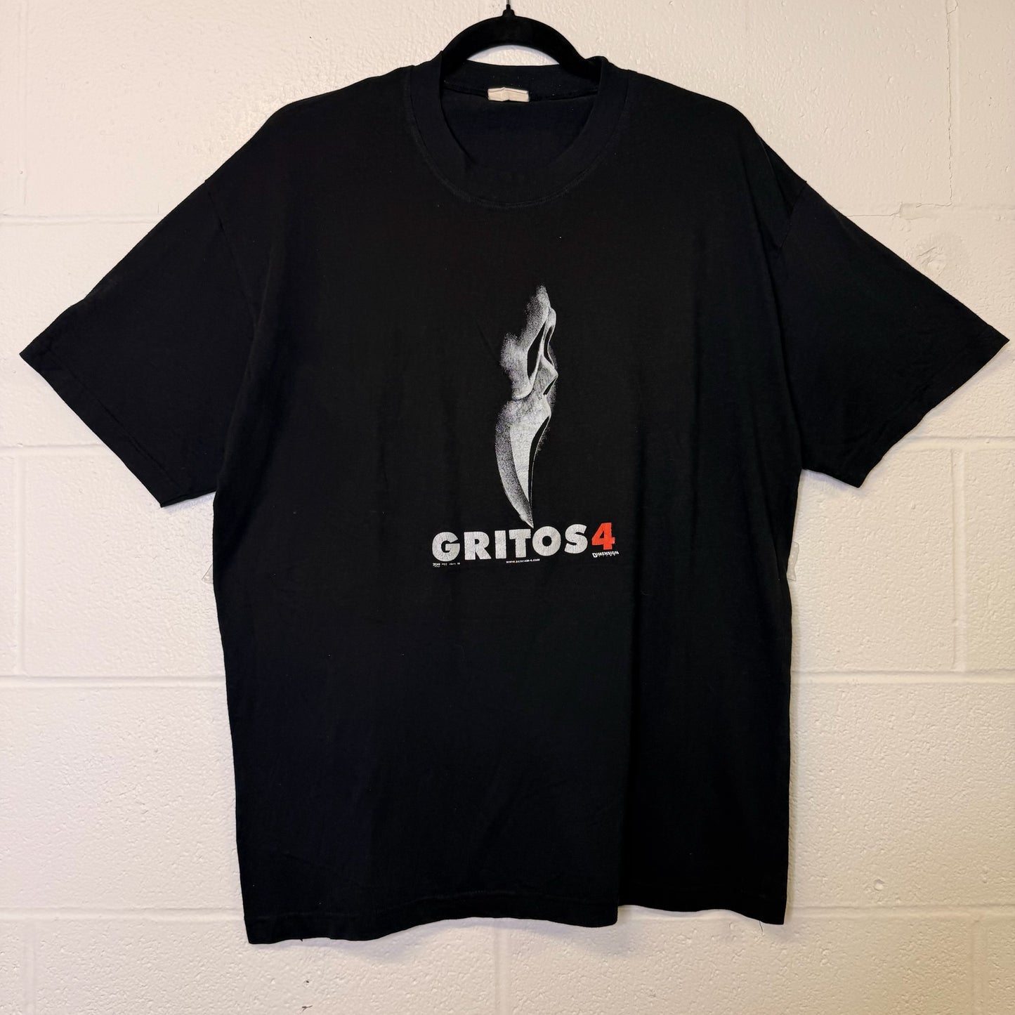 2011 Scream 4 Movie Spanish Promo Gritos 4 Horror T-Shirt (B2930)