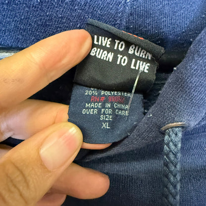 90's Spitfire Wheels Skateboard Hoodie Sz XL