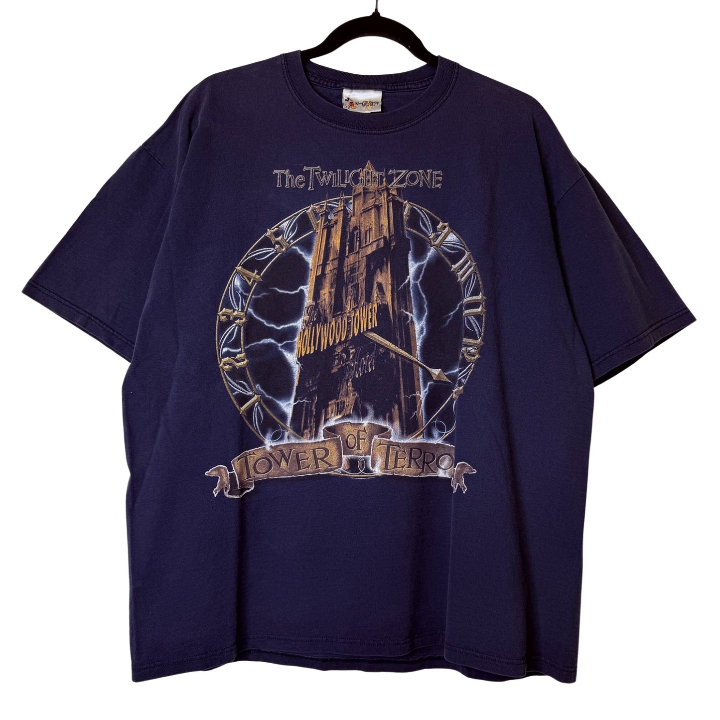 90s Disney Tower Of Terror T-Shirt Sz L (B2394)