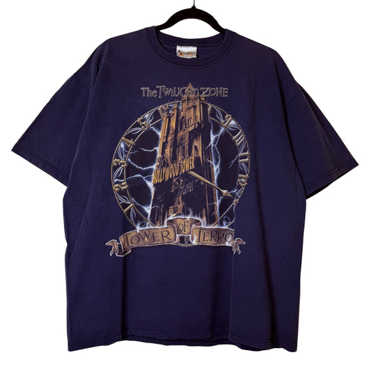 90s Disney Tower Of Terror T-Shirt Sz L (B2394)