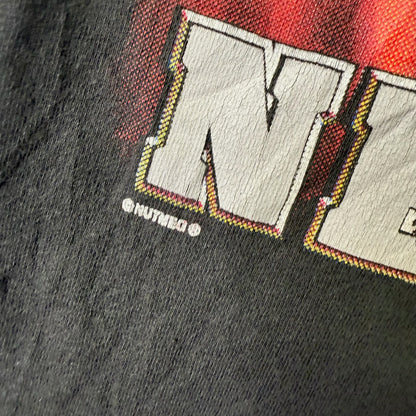 90's Nebraska Cornhuskers NCAA Nutmeg T-shirt Sz L (B1636)