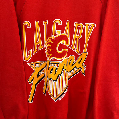 1992 Calgary Flames Crewneck Sz XL (A7342)