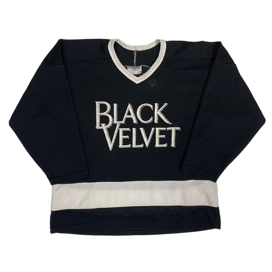 90’s Black Velvet Hockey Jersey Sz XL (A1614)