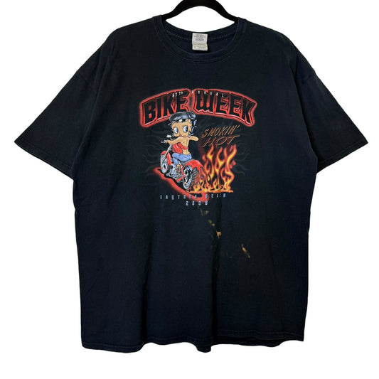 2008 Betty Boop Daytona Beach Bike Week T-Shirt Sz XL (B2143)