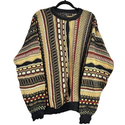 90's Coogi Style Sweater by Protege Sz L (A4772)