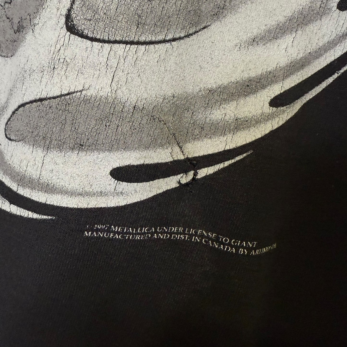 1994 Metallica Rebel Hoodie Sz L