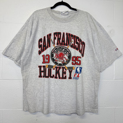 1995 San Francisco Spiders T-shirt Sz XL (B2308)