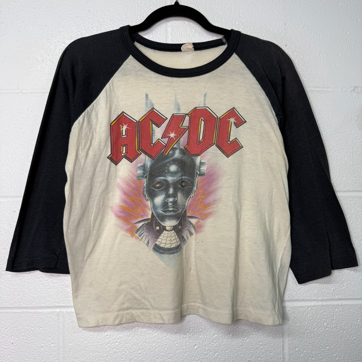 1989 AC/DC Who Made Who Band Raglan T-Shirt