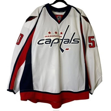 90s Washington Capitals Dale Byers NHL CCM Jersey Game Worn (B1965)