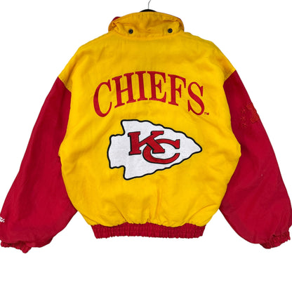 90s Kansas City Chiefs NFL Jacket Nutmeg Sz M