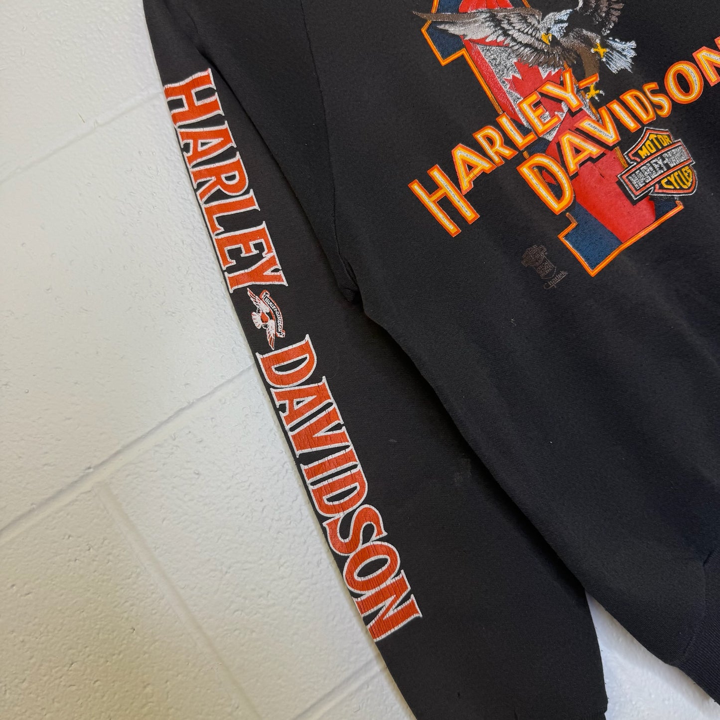 80's Harley Davidson Ottawa Crewneck Sz L (B1787)