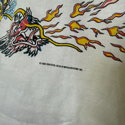 1988 Grateful Dead Year Of The Dragon Band T-Shirt Sz L