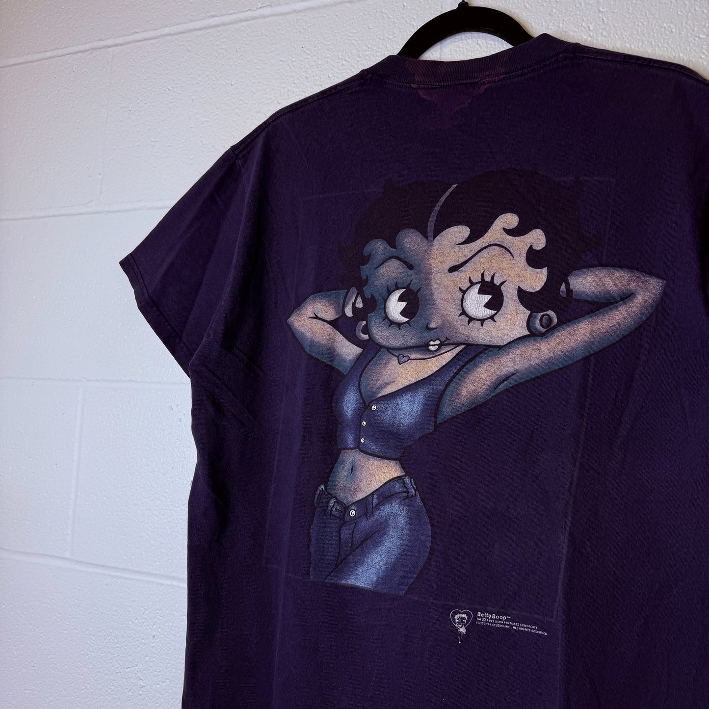 1997 Betty Boop Shadow T-shirt Sz M (B2351)