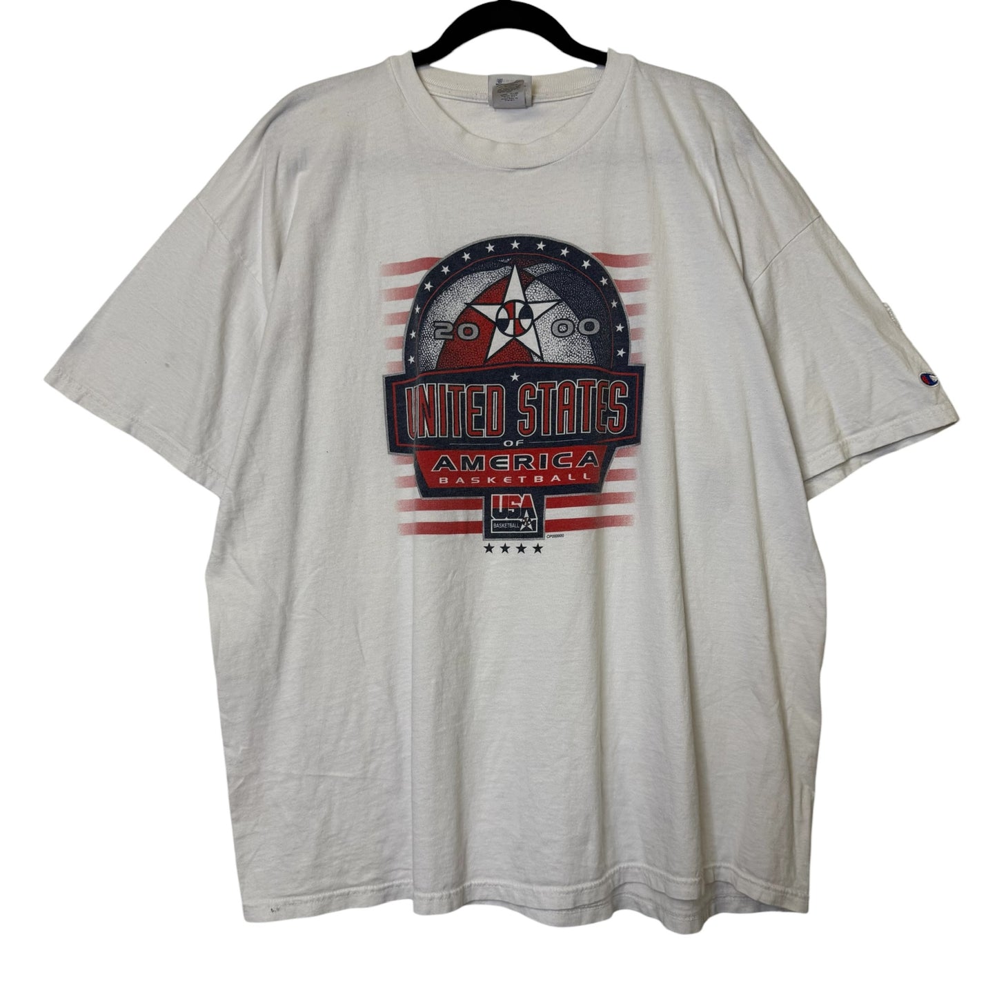 2000 Team USA Basketball Champion T-Shirt Sz 2XL (B577)