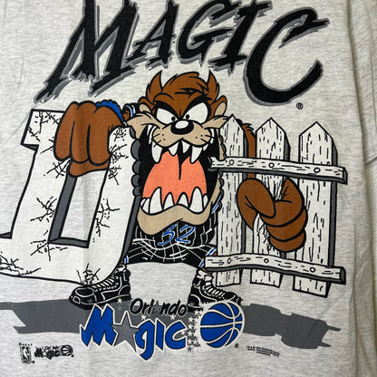 1994 Orlando Magic Taz NBA T-shirt Sz L (B2441)